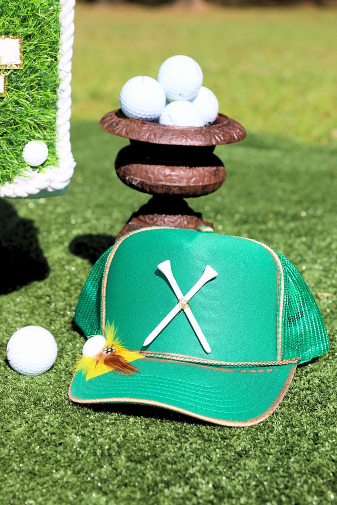 GOLF TEE GREEN TRUCKER HAT (PRE-ORDER) TRUCKER HAT Judith March
