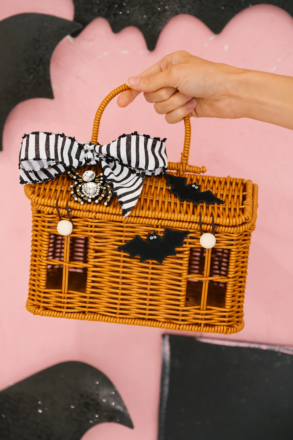 WICKED WICKER HANDBAG Handbags Judith March
