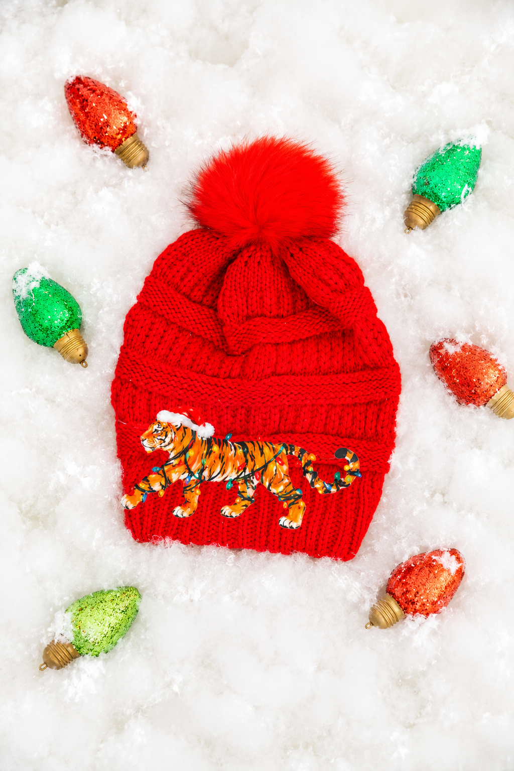 WILD ABOUT CHRISTMAS BEANIES BEANIE Judith March RED