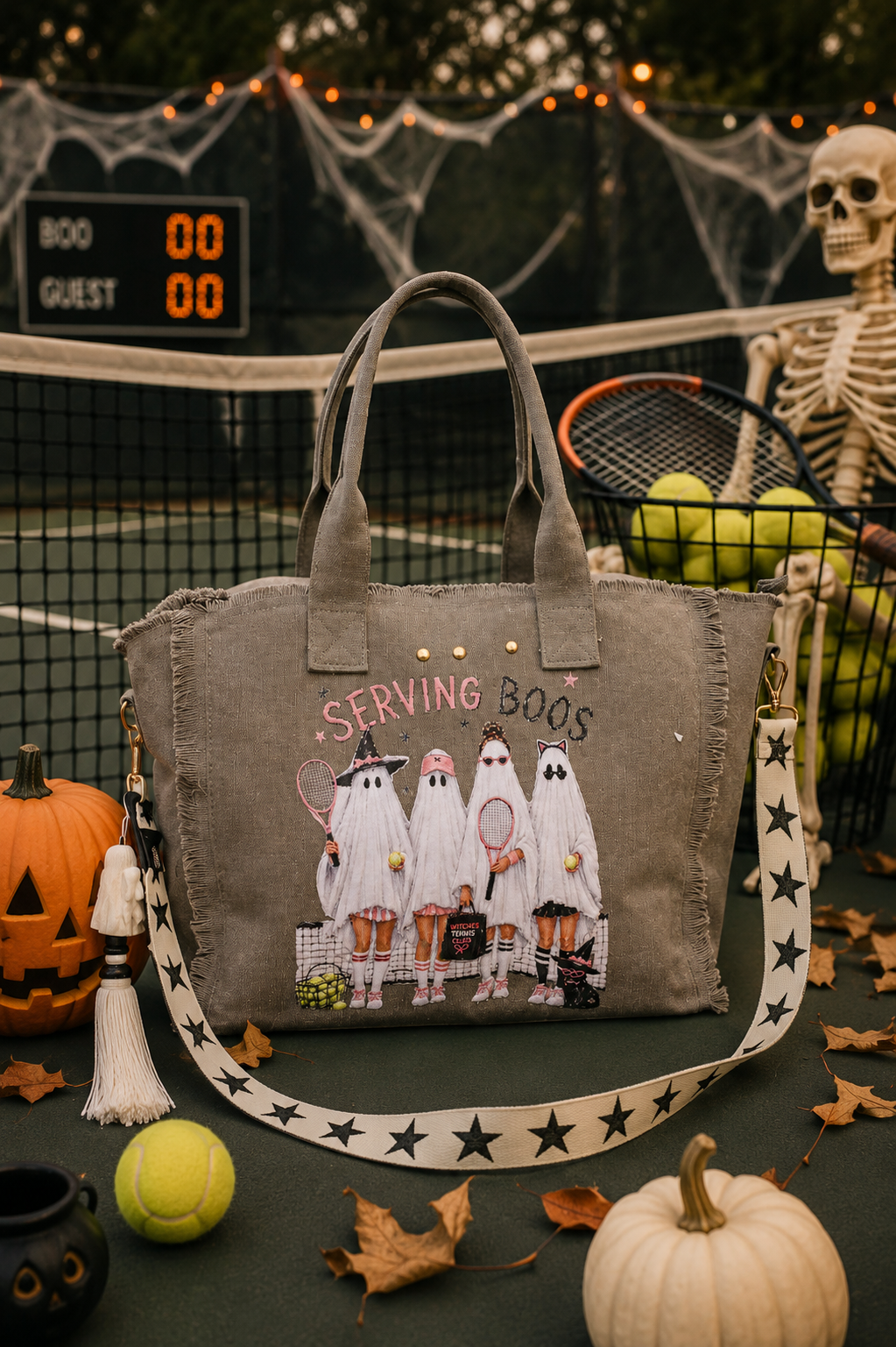 SERVING BOOS GREY TOTE Clutch Judith March