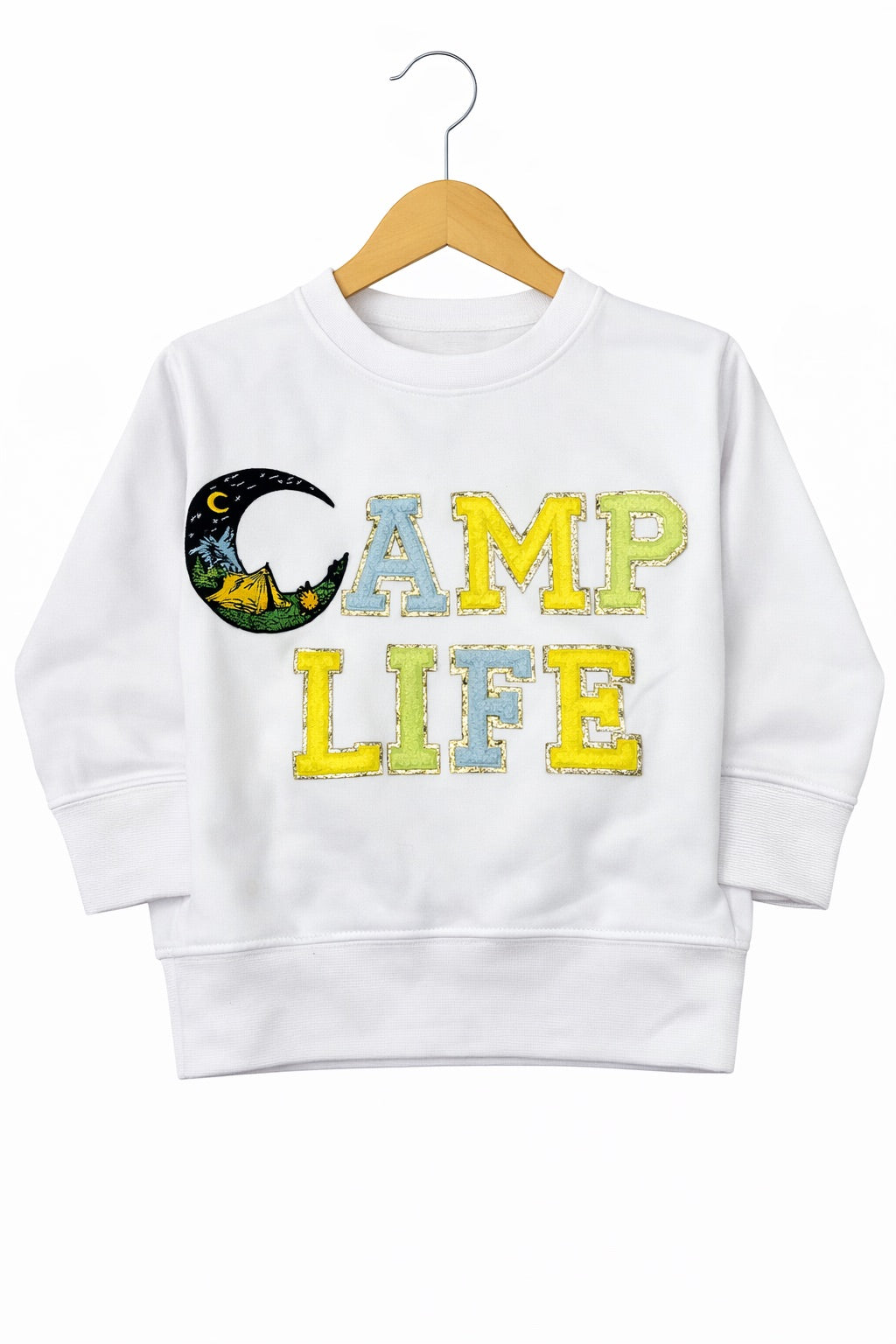 *MINI KIDS CAMP LIFE PULLOVER - XSMALL (2-4) SWEATER Judith March