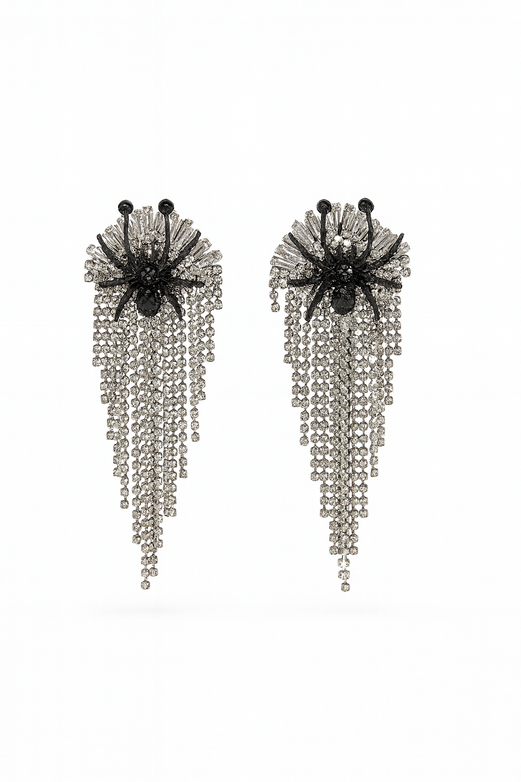 BLACK WIDOW CHANDELIER EARRINGS NECKLACE Judith March