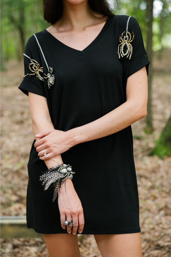 NIGHT CRAWLERS T-SHIRT DRESS DRESS Judith March