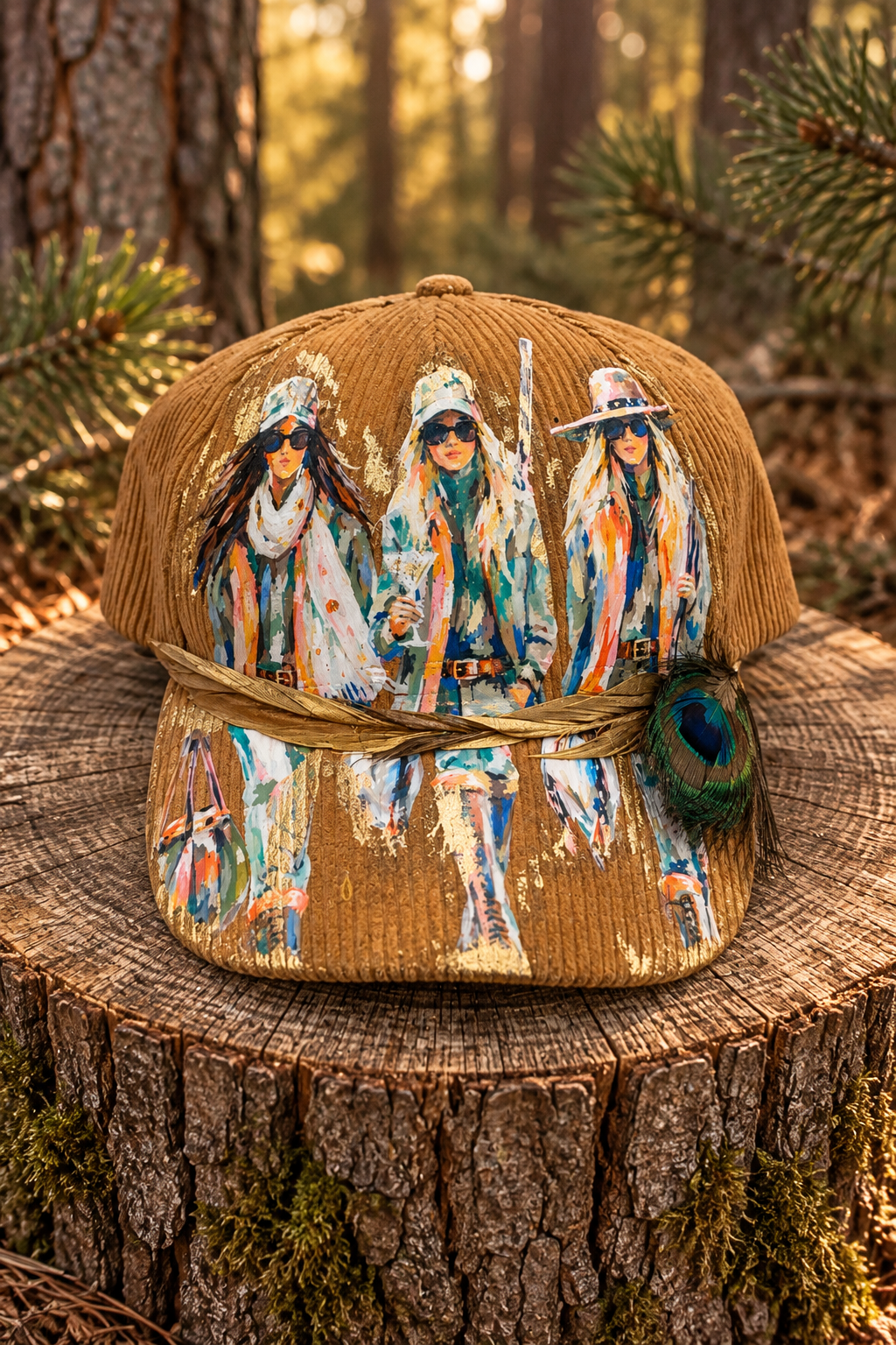 THE HUNT CLUB BROWN CORDUROY HAT