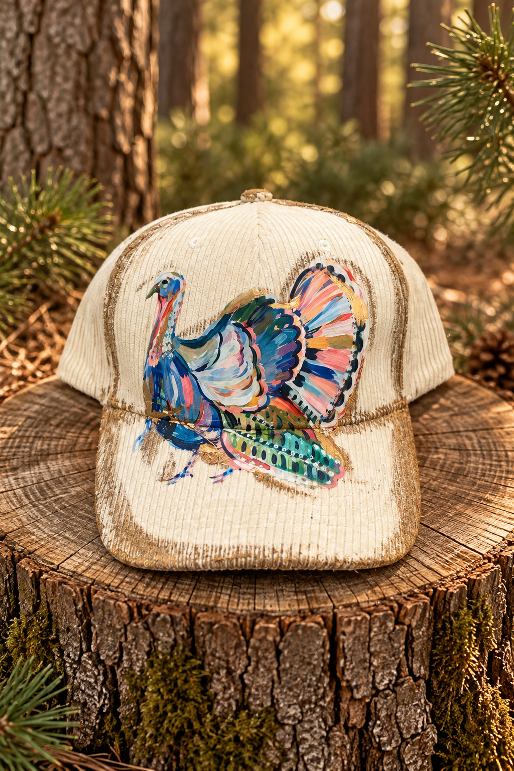 TURKEY CAMP CREAM CORDUROY HAT