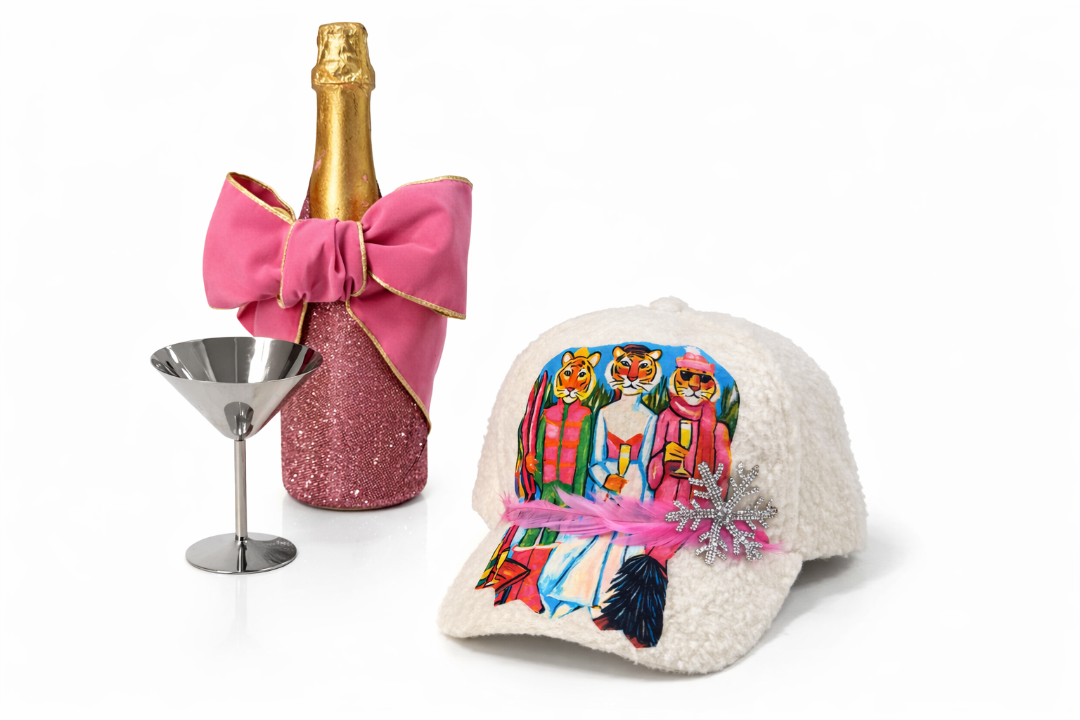 TIGER SNOWFLAKE SHERPA HAT HAT Judith March