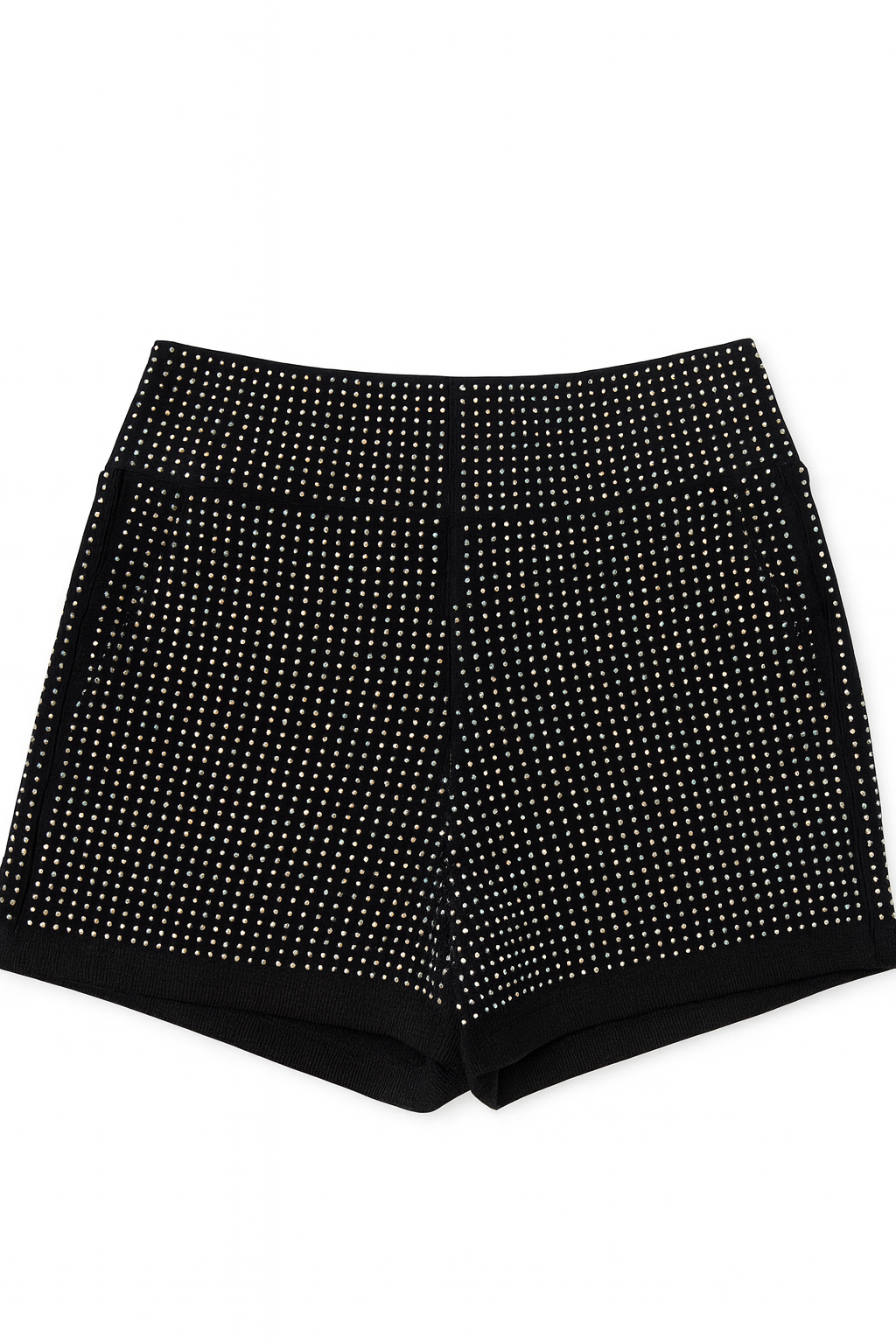 BLACK SEQUIN SHORTS SKIRT Judith March