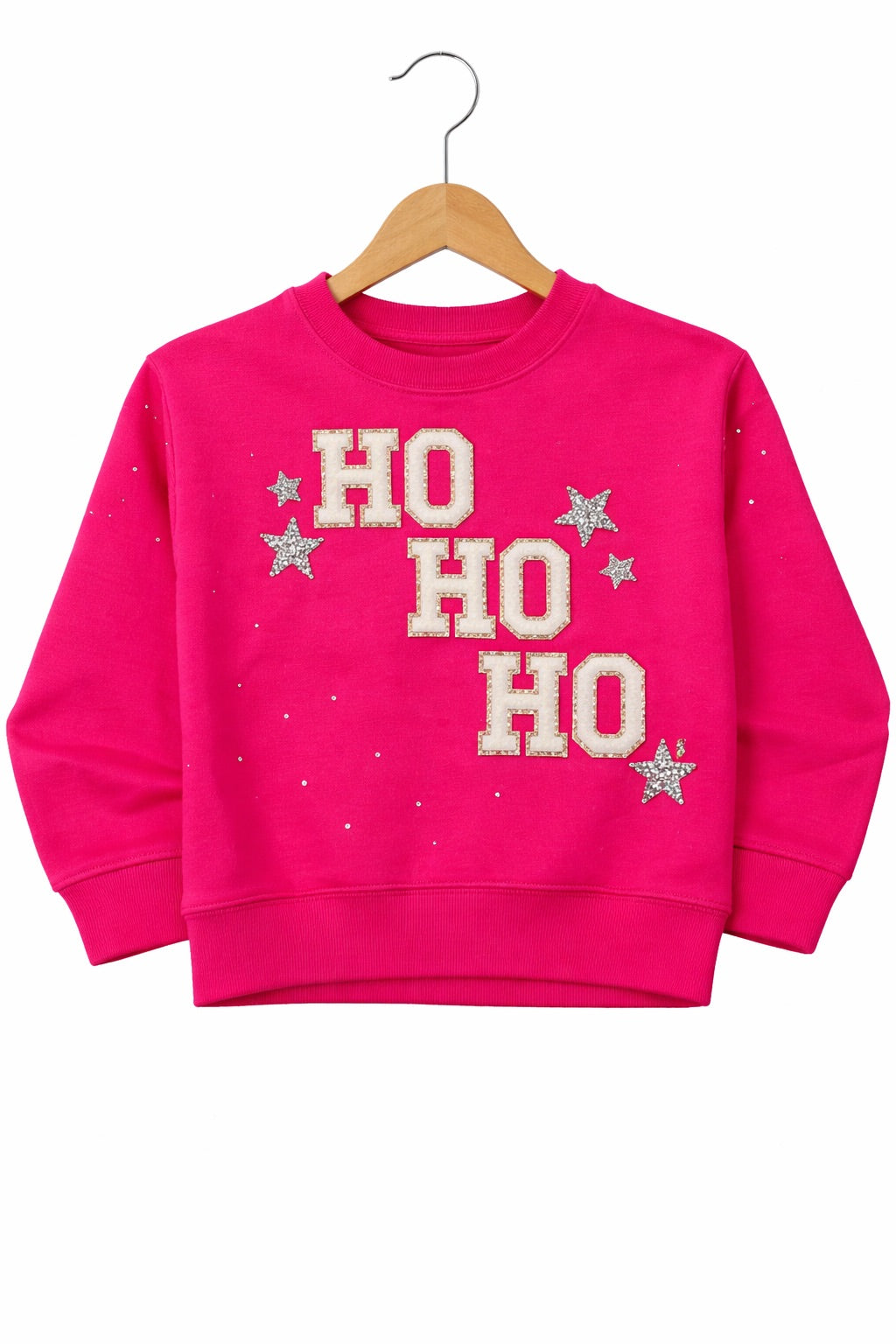 *MINI KIDS HO HO HO PINK PULLOVER - MULTIPLE SIZES SWEATER Judith March