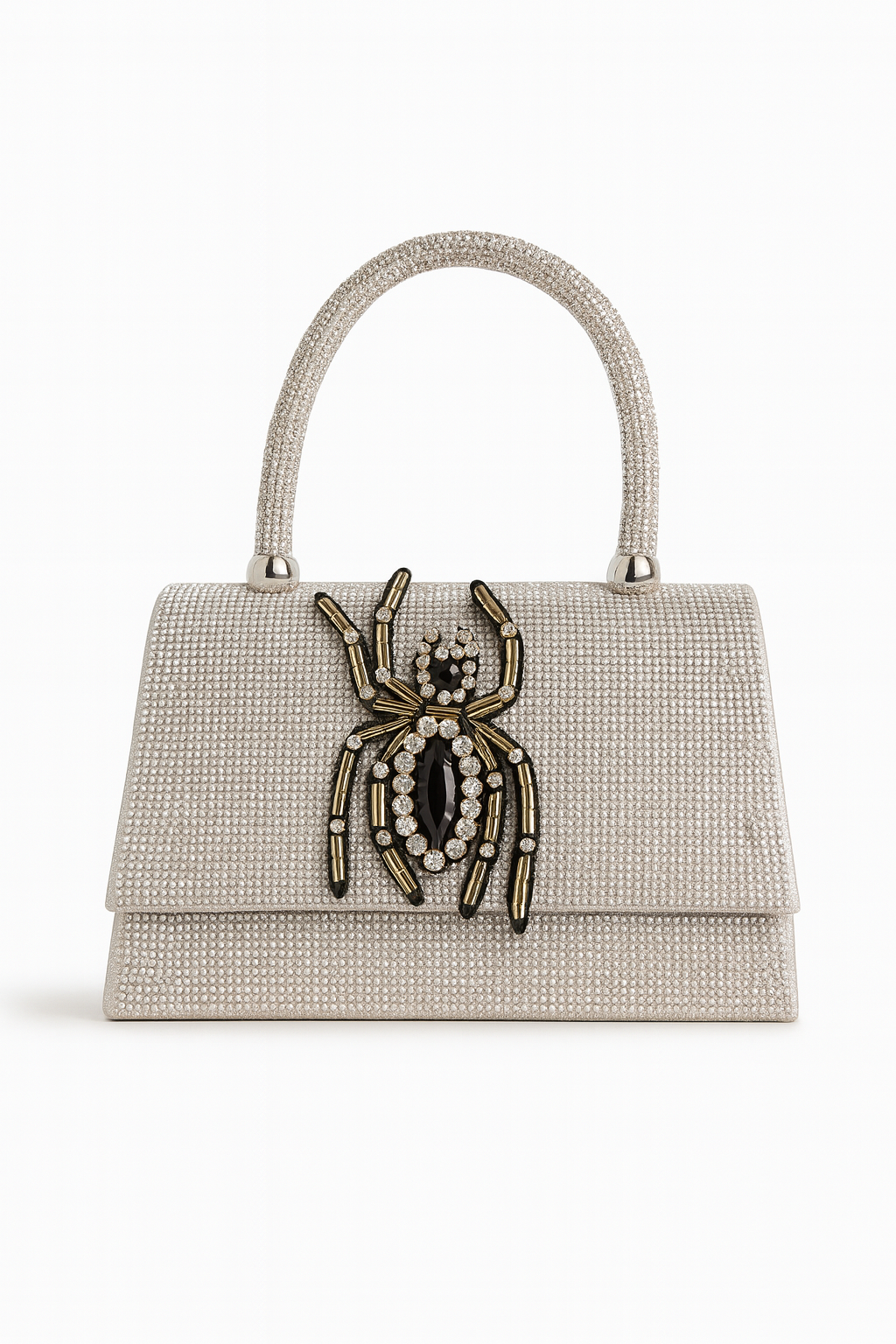 CREEPIN IN CRYSTALS BAG NECKLACE Judith March