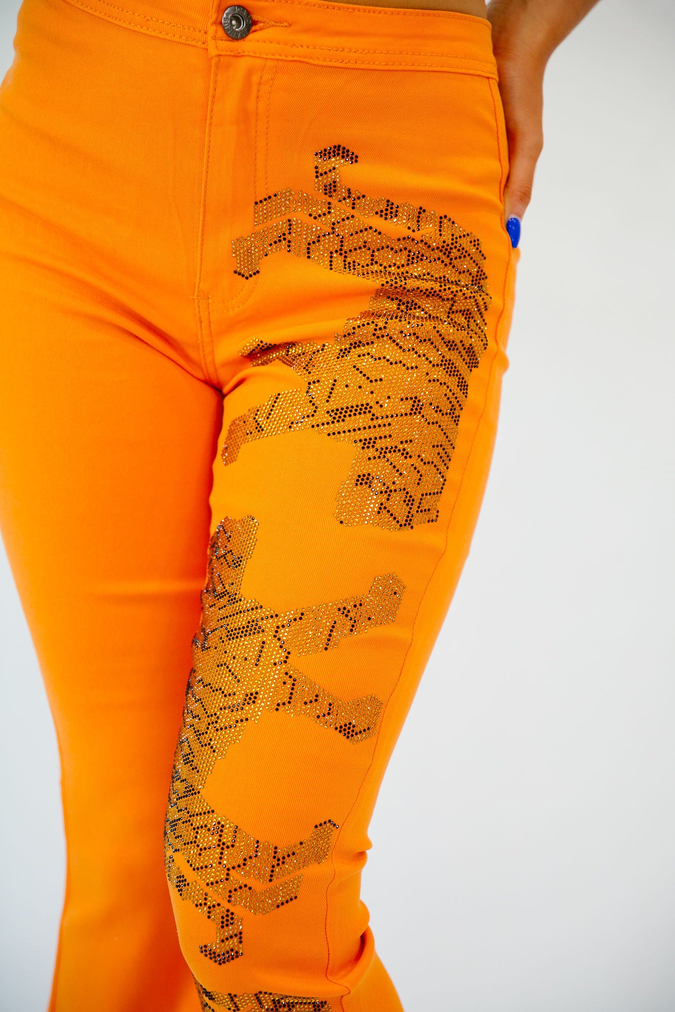 ON THE PROWL ORANGE FLARES gameday23 Judith March