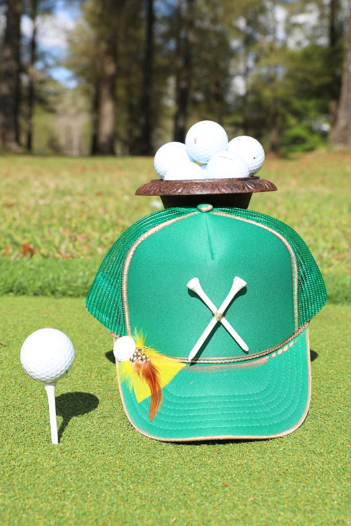 GOLF TEE GREEN TRUCKER HAT (PRE-ORDER) TRUCKER HAT Judith March
