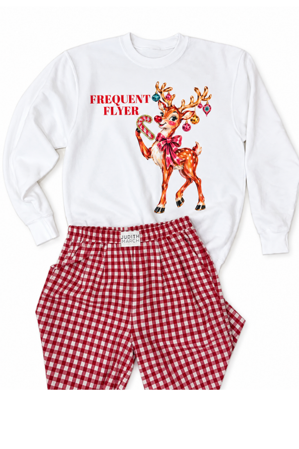 MINI KIDS FREQUENT FLYER WHITE PULLOVER PULLOVER Judith March