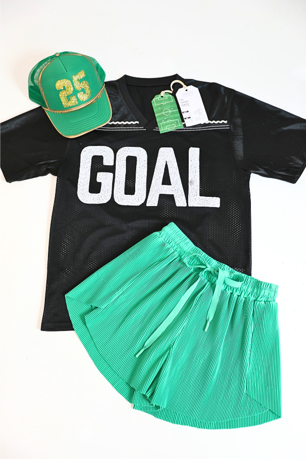 GOAL BLACK JERSEY TOP Judith March