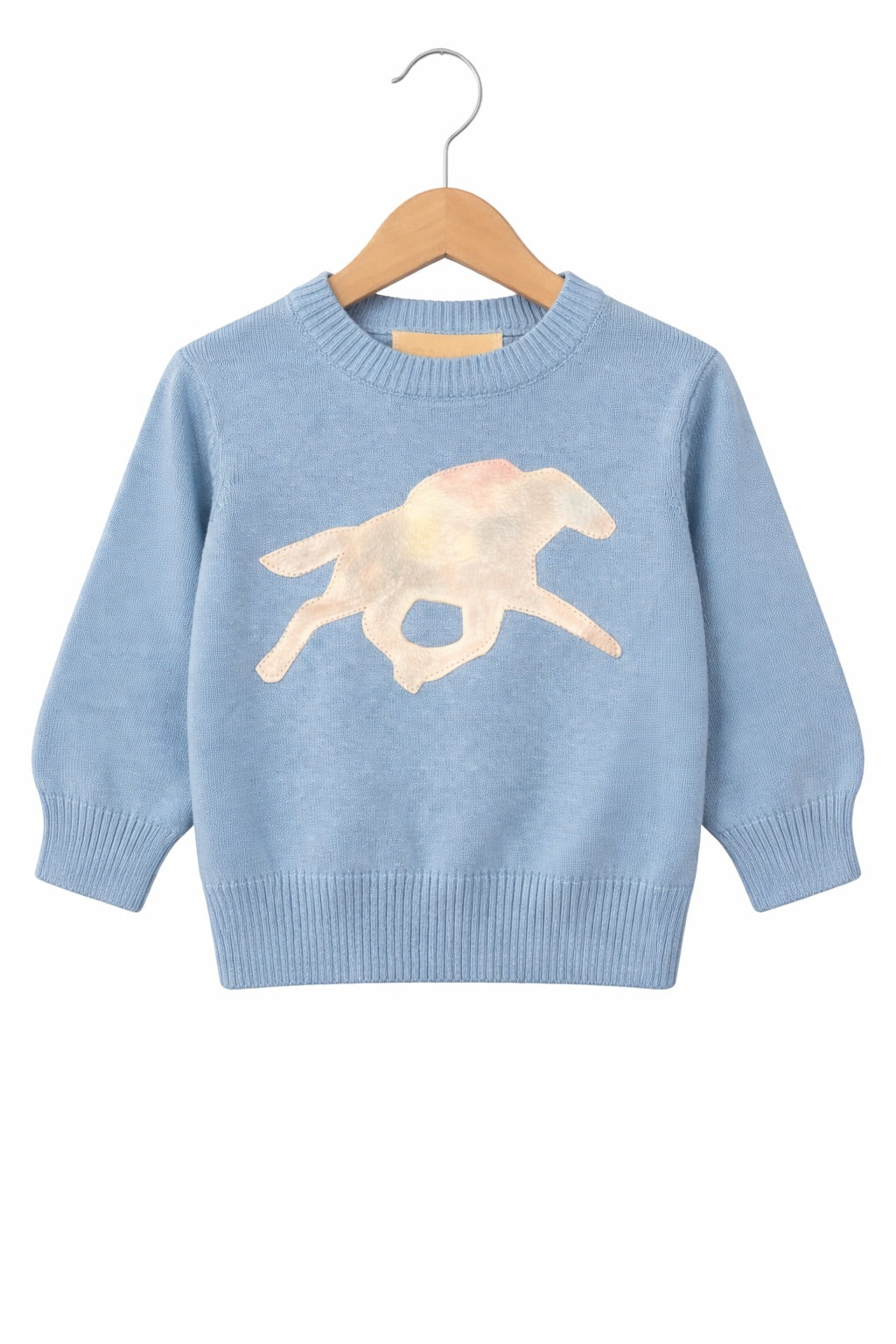 *MINI KIDS HORSE BLUE SWEATER - 12-18M SWEATER Judith March