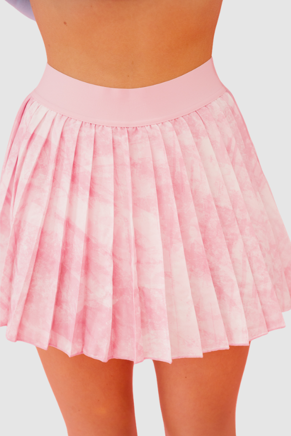 *PINK TIE DYE SKIRT - LARGE PULLOVER Judith March