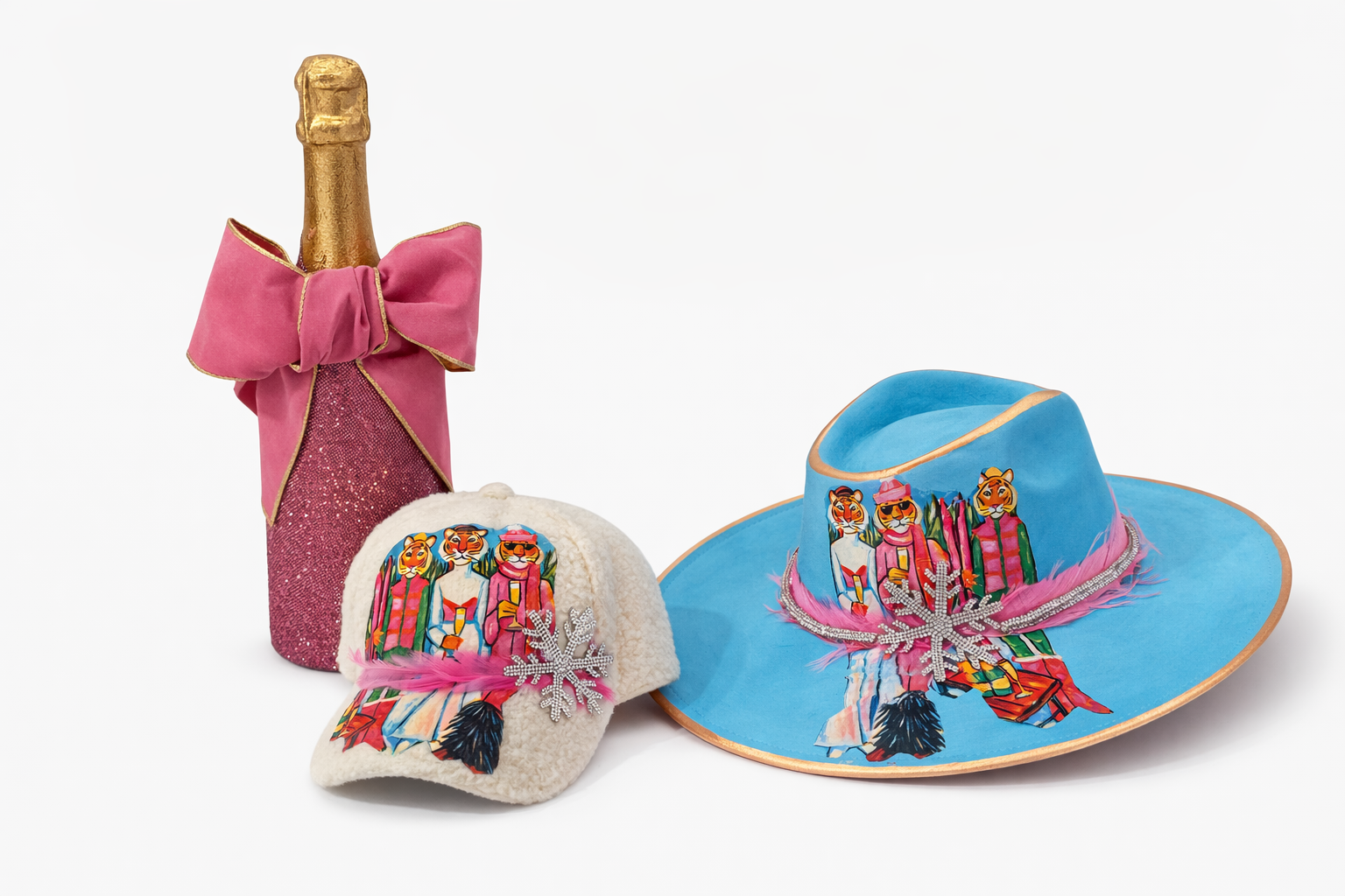 TIGER SNOWFLAKE BLUE RANCHER HAT HAT Judith March