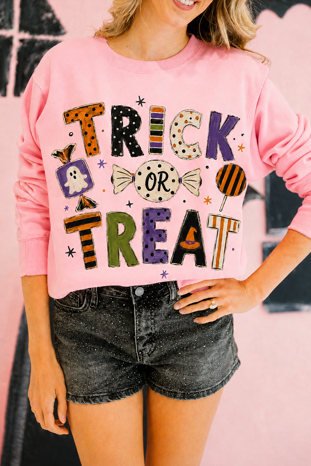 TRICK OR TREAT PULLOVER PULLOVER Judith March
