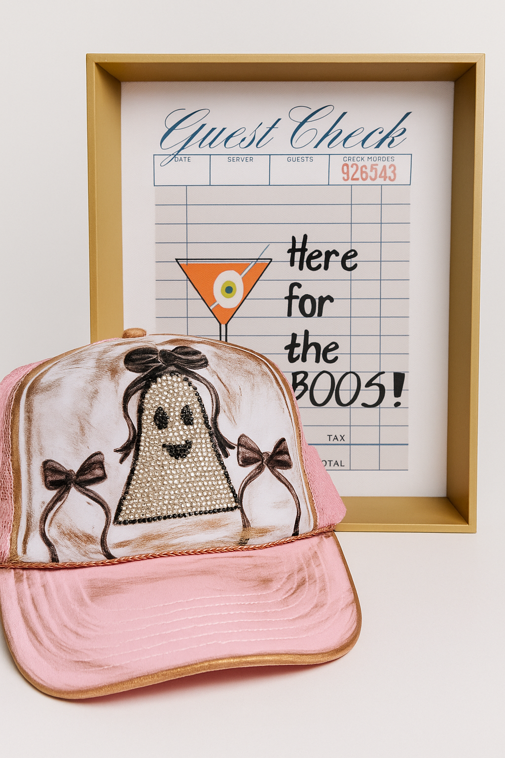 PINK GHOUL TRUCKER HAT SWEATER Judith March
