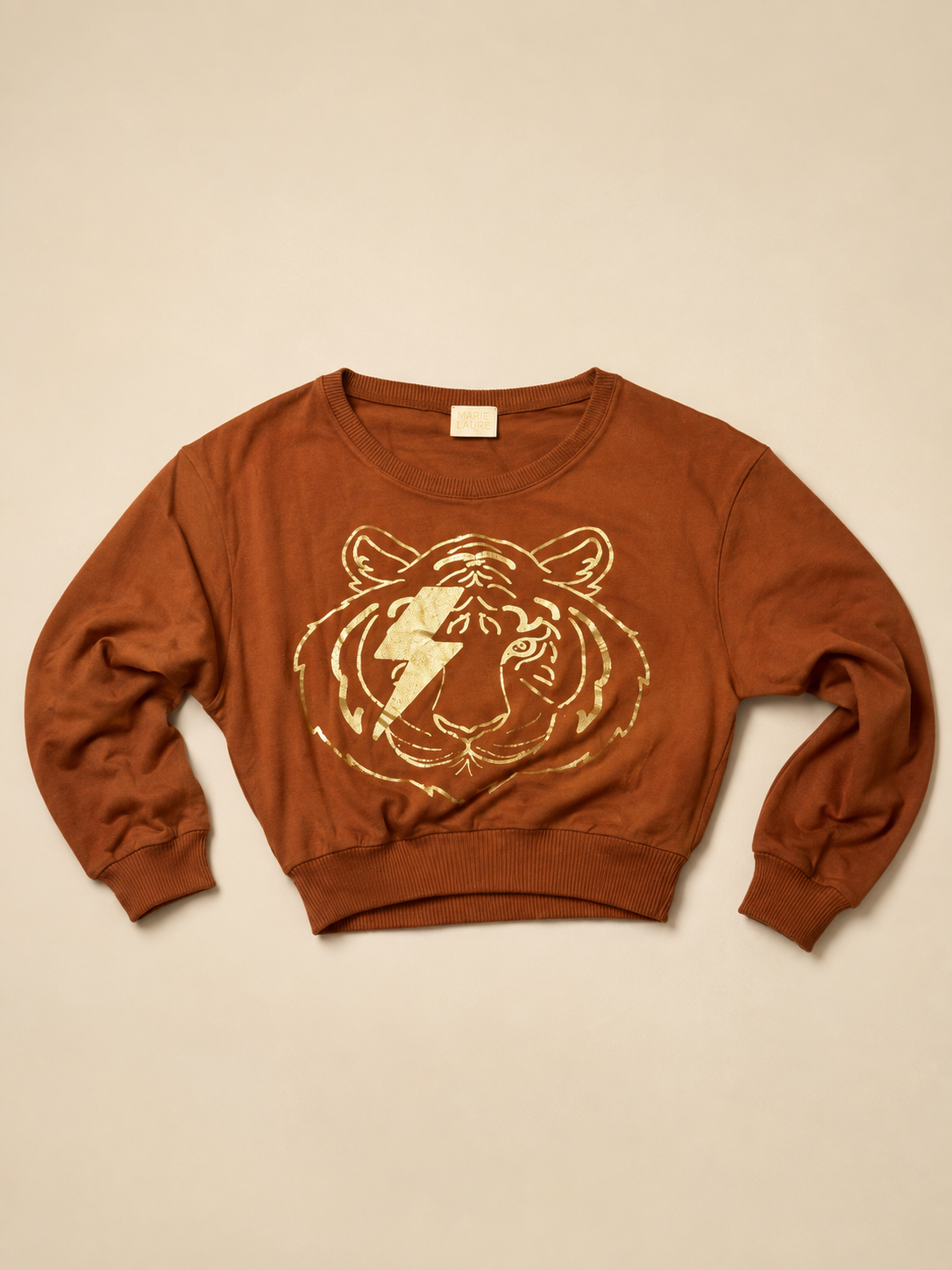 *BROWN TIGER SWEATER - MULTIPLE SIZES SWEATER Judith March