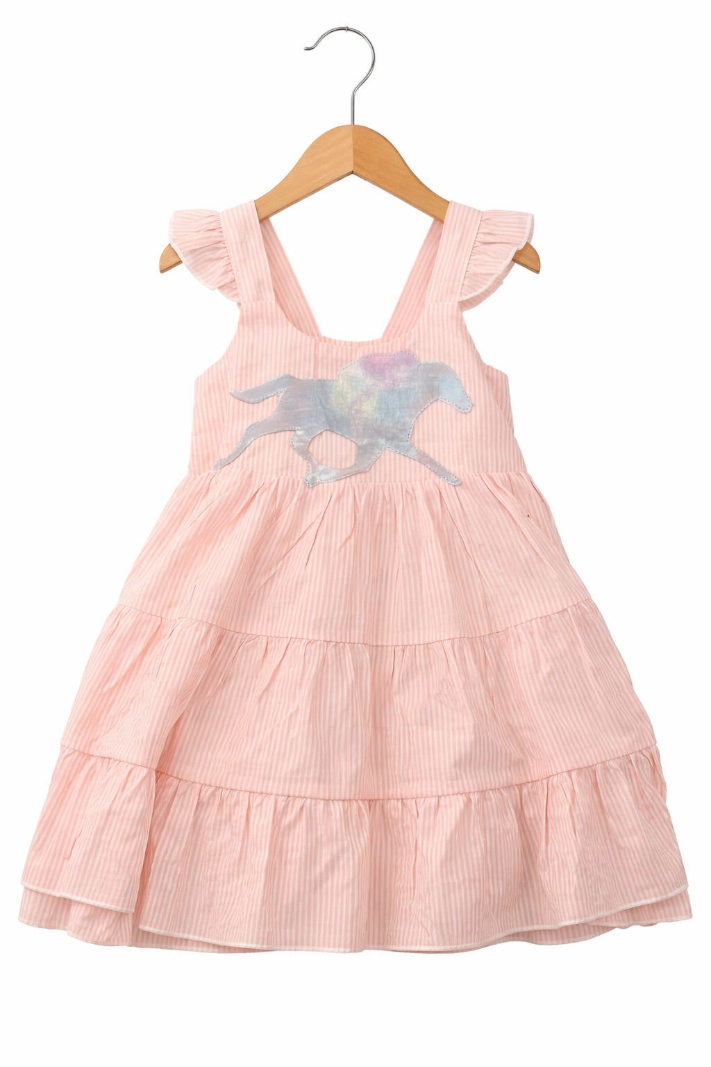*MINI KIDS HORSE PINK STRIPED DRESS - 2-3Y SWEATER Judith March