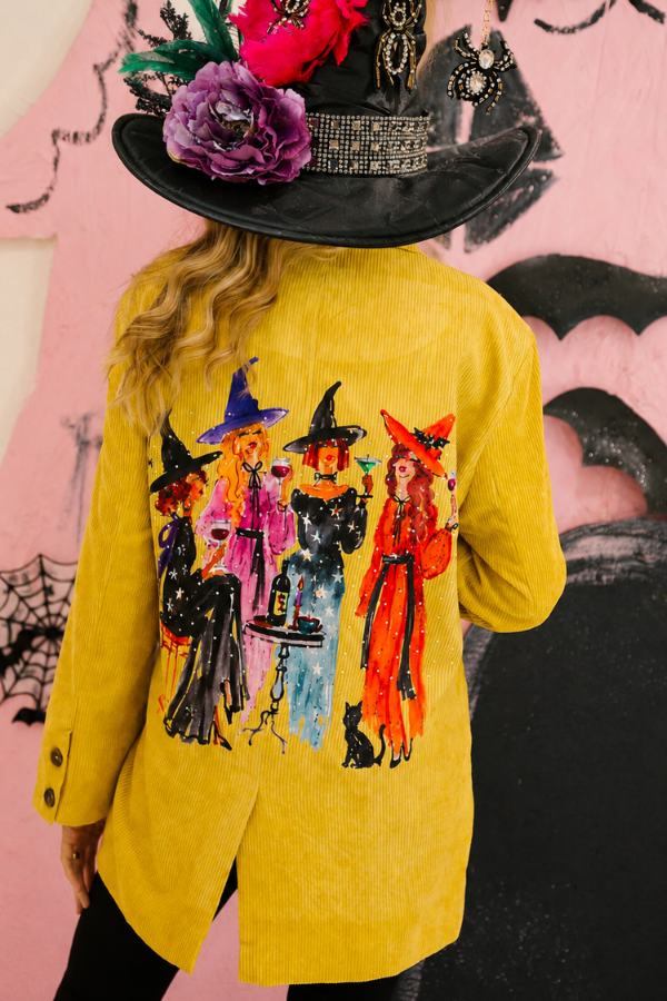 WITCH'S NIGHT OUT CORDUROY BLAZER BLAZER Judith March