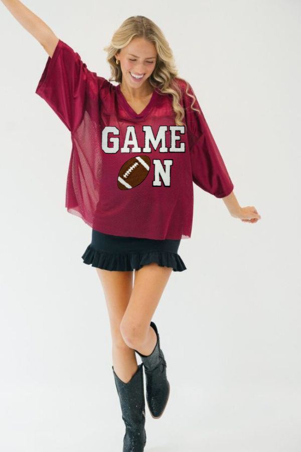 PICK YOUR TEAM COLORS IN OUR "GAME ON" JERSEY