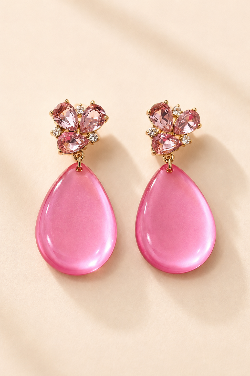 GOLDEN GEM STATEMENT EARRINGS