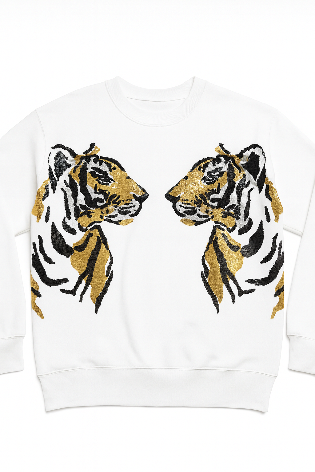 ROARING TIGER WHITE PULLOVER PULLOVER Judith March