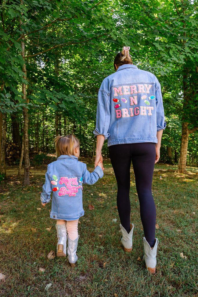 MERRY N BRIGHT DENIM JACKET JACKET Judith March