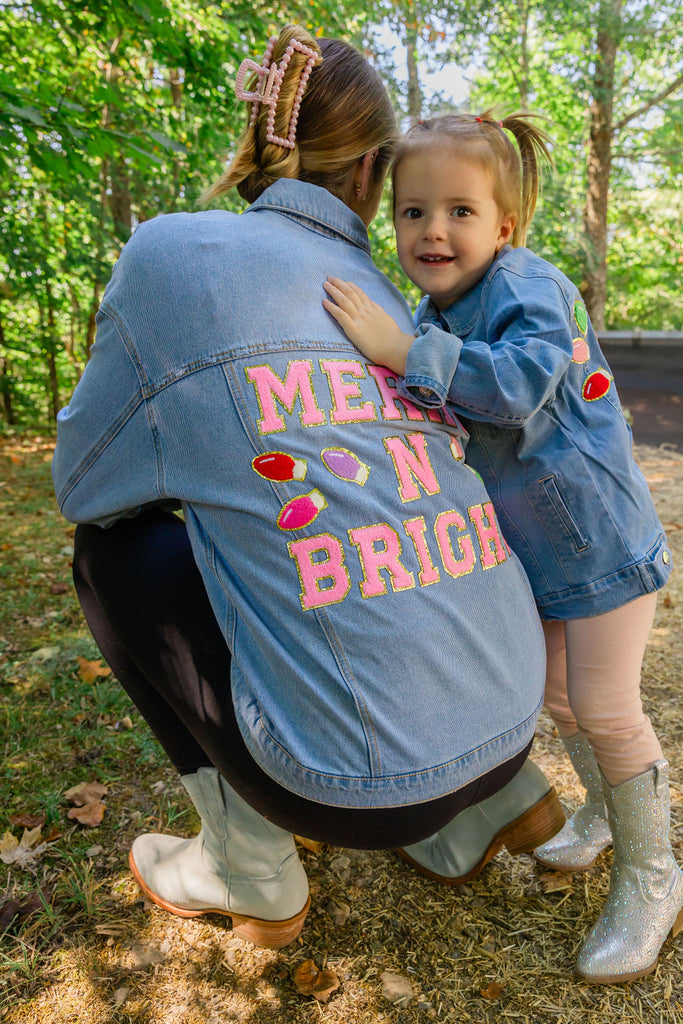 MERRY N BRIGHT DENIM JACKET JACKET Judith March