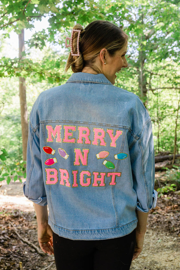 MERRY N BRIGHT DENIM JACKET JACKET Judith March
