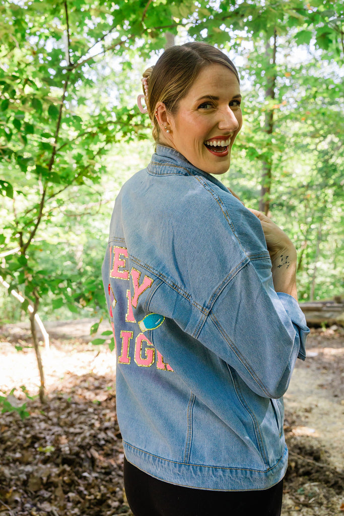 MERRY N BRIGHT DENIM JACKET JACKET Judith March