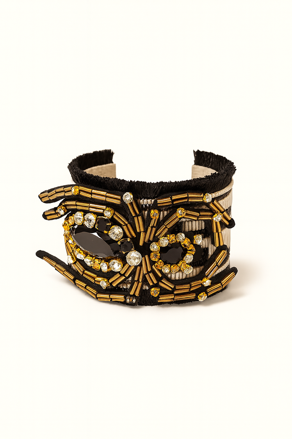 WEB OF GOLD CUFF PULLOVER Judith March
