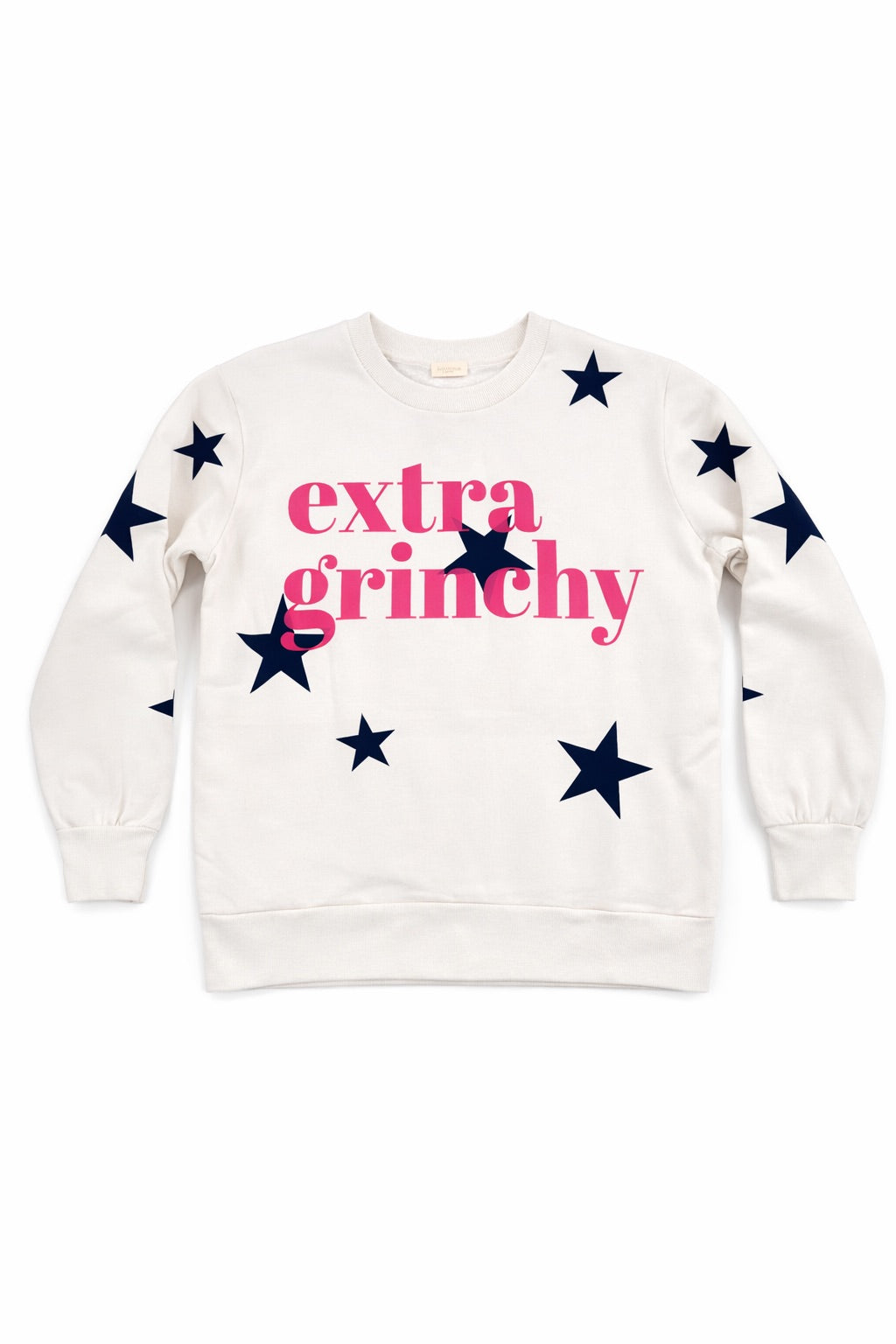 *EXTRA GRINCHY BEIGE STAR PULLOVER - L/XL PULLOVER Judith March