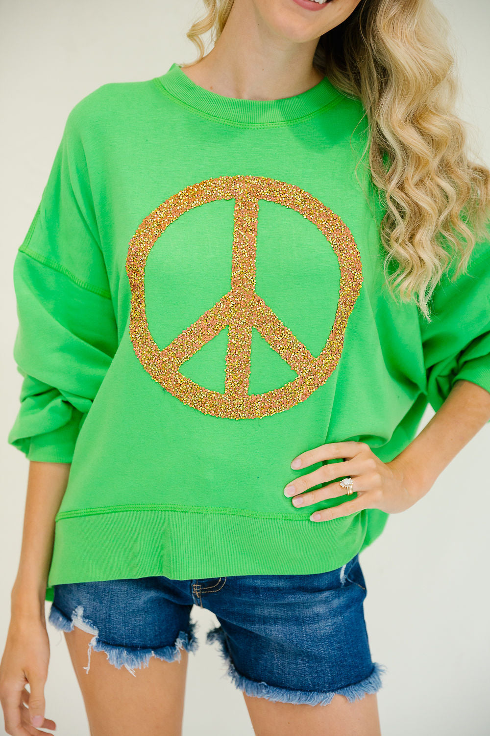 **PEACE SIGN PULLOVERS PULLOVER Judith March