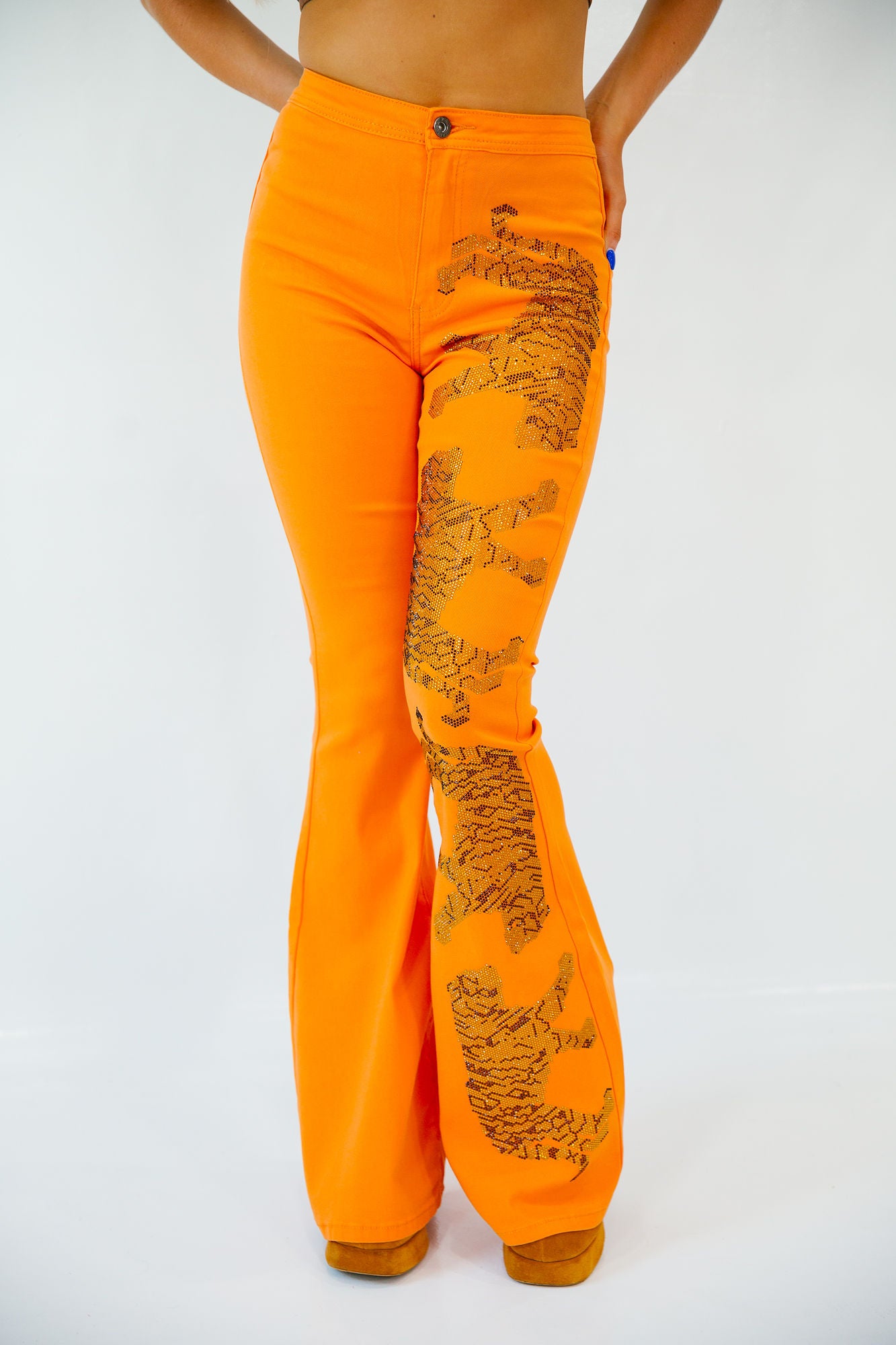 ON THE PROWL ORANGE FLARES gameday23 Judith March