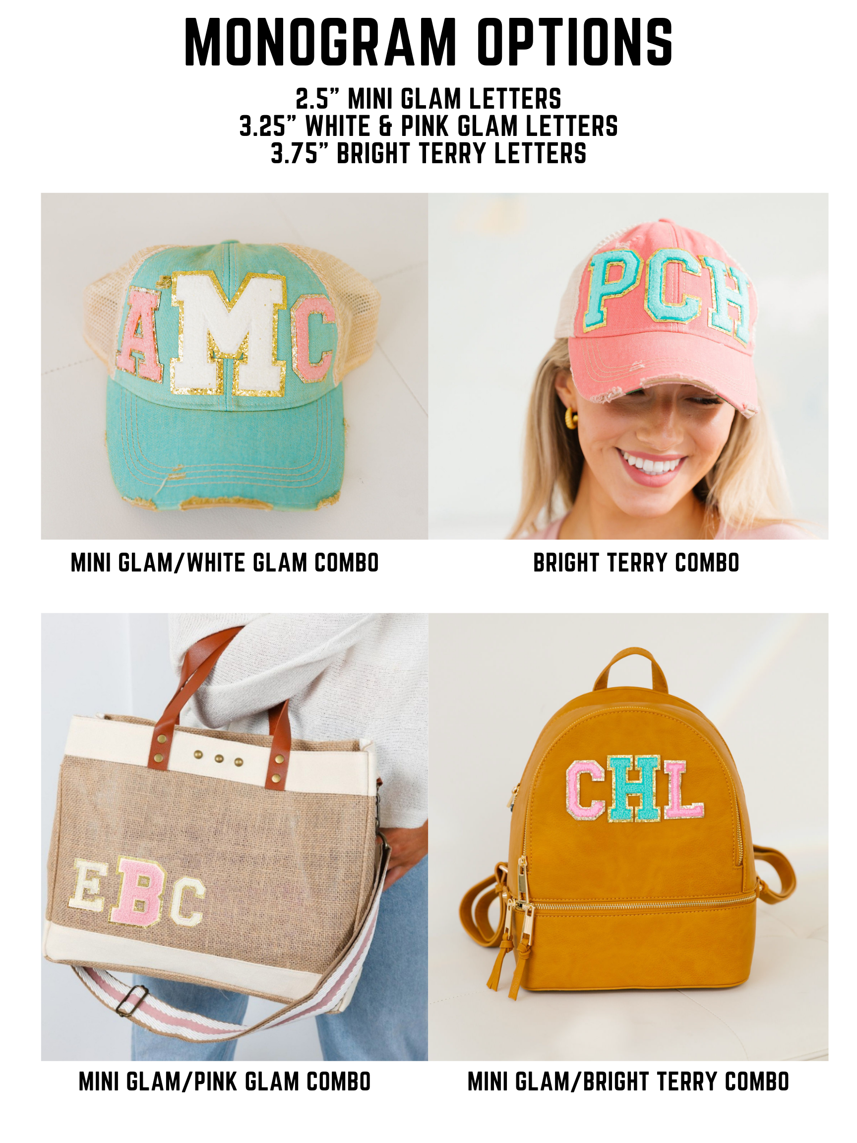 CUSTOM SMALL TERRY CLOTH BAG "CUSTOMIZE YOUR OWN" Custom Judith March   