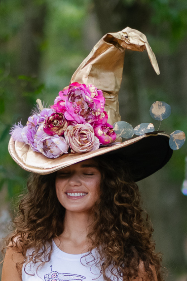 BLUSH & BLOOM WITCH HAT (ONE OF A KIND)
