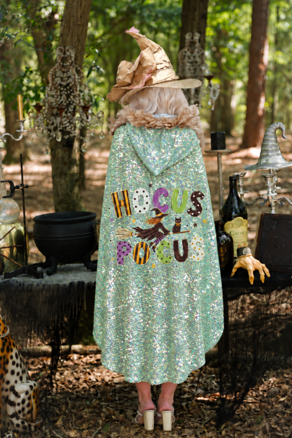 HOCUS POCUS SEQUIN CAPE - ONE SIZE CAPE Judith March ONE SIZE MINT