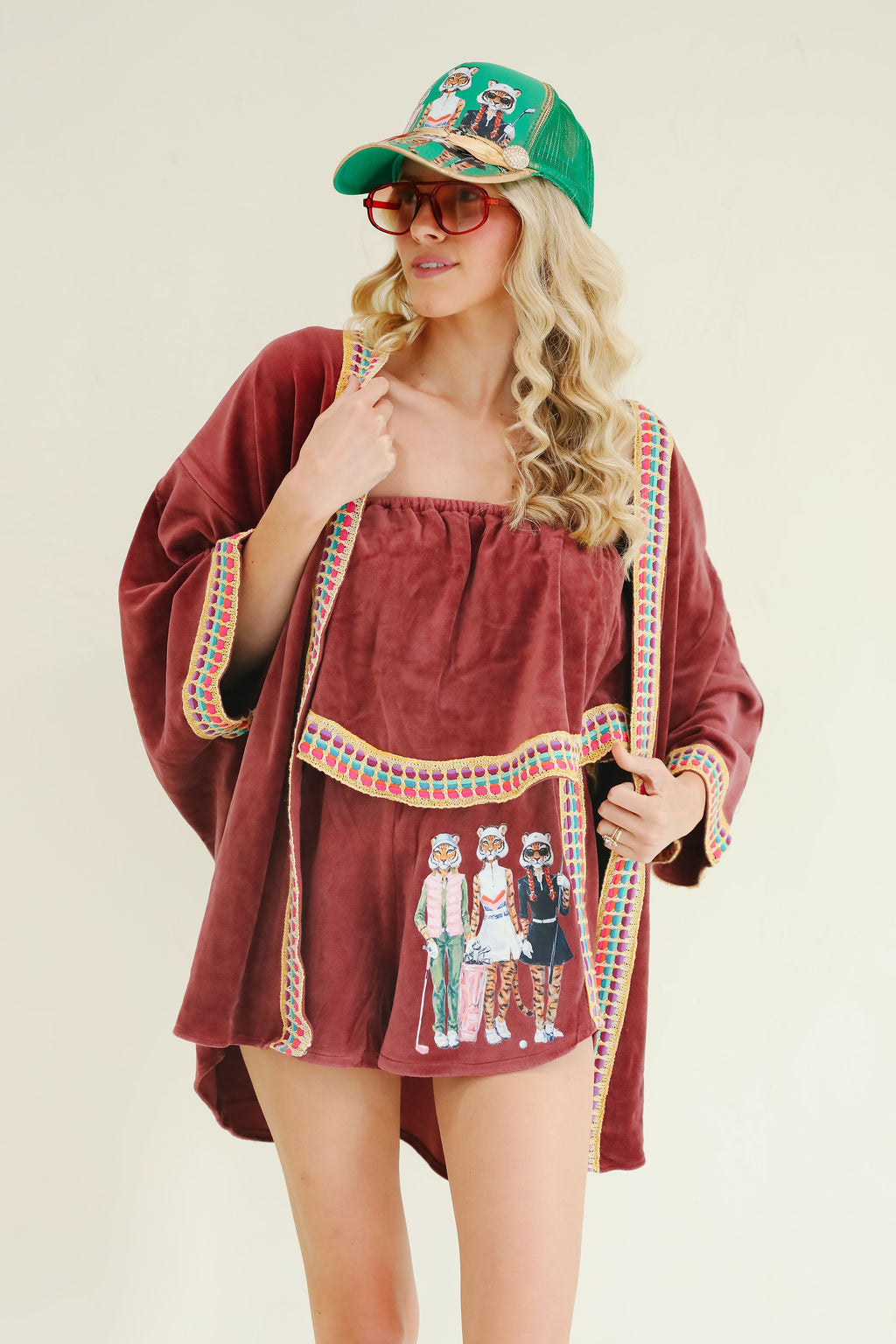 APRÈS GOLF TERRY CLOTH ROMPER ROMPER Judith March