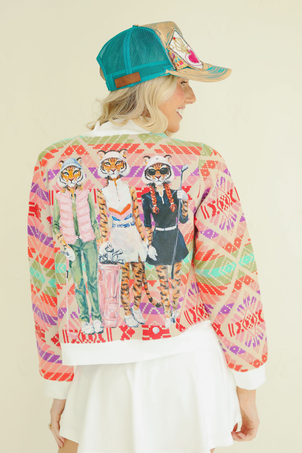 QUEEN OF THE COURSE TIGER JACKET JACKET Judith March