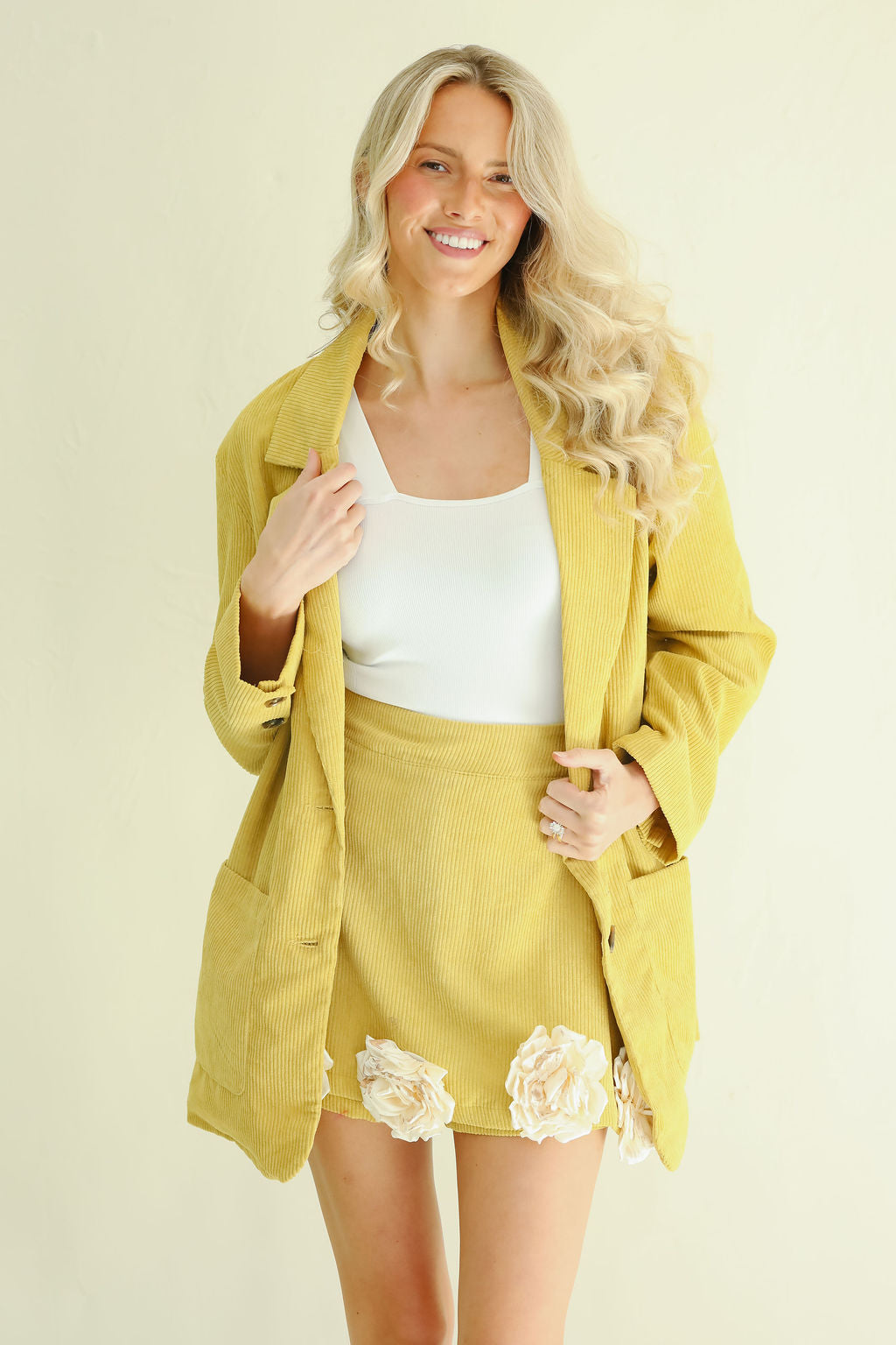 HORSESHOE GARDEN CORDUROY BLAZER BLAZER Judith March