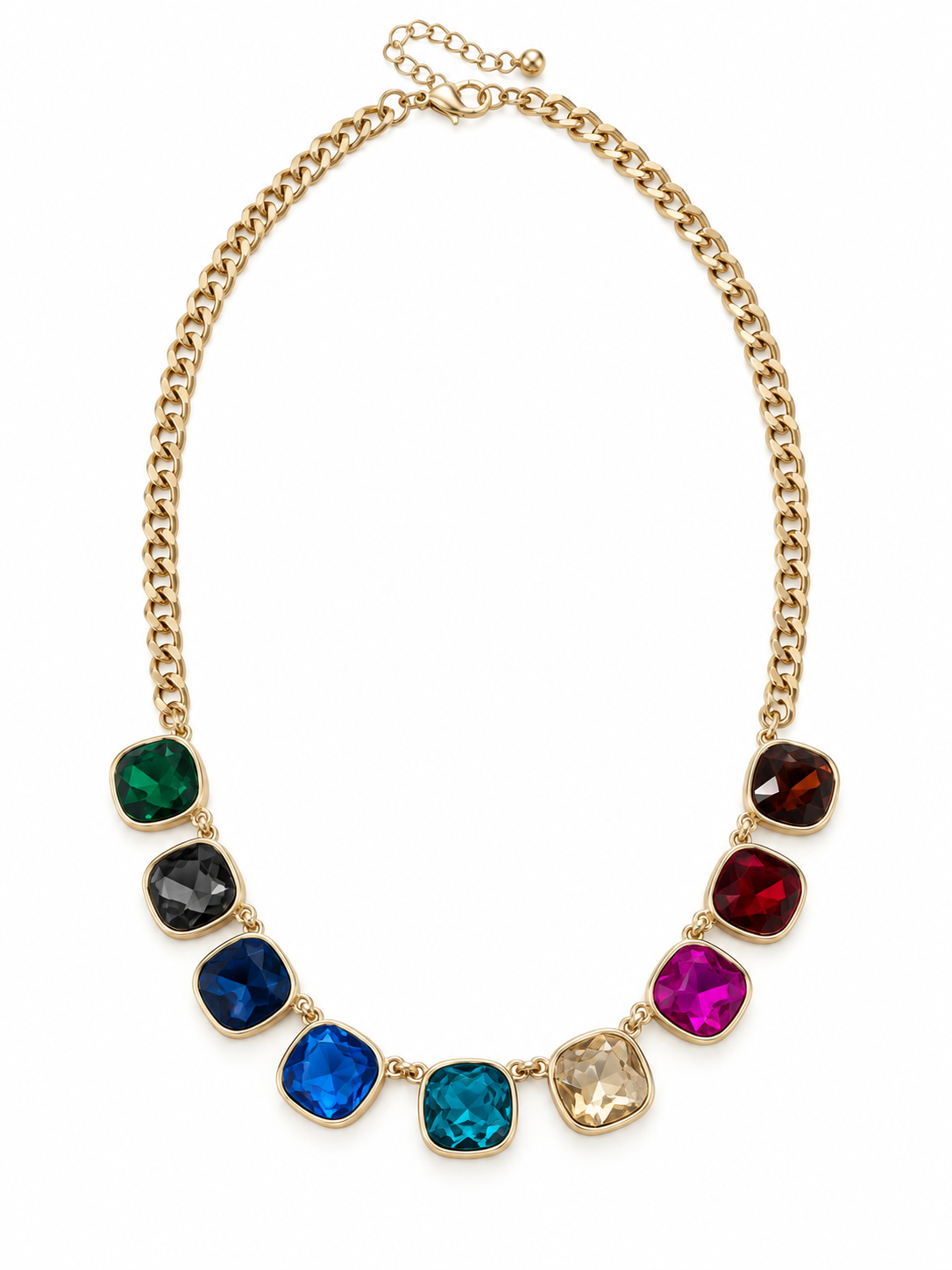 THE SHOWSTOPPER STATEMENT NECKLACES NECKLACE Judith March MULTICOLOR (SMALL STONE)