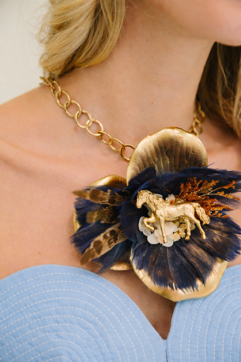 FINISH LINE BLOOM NECKLACE NECKLACE Judith March