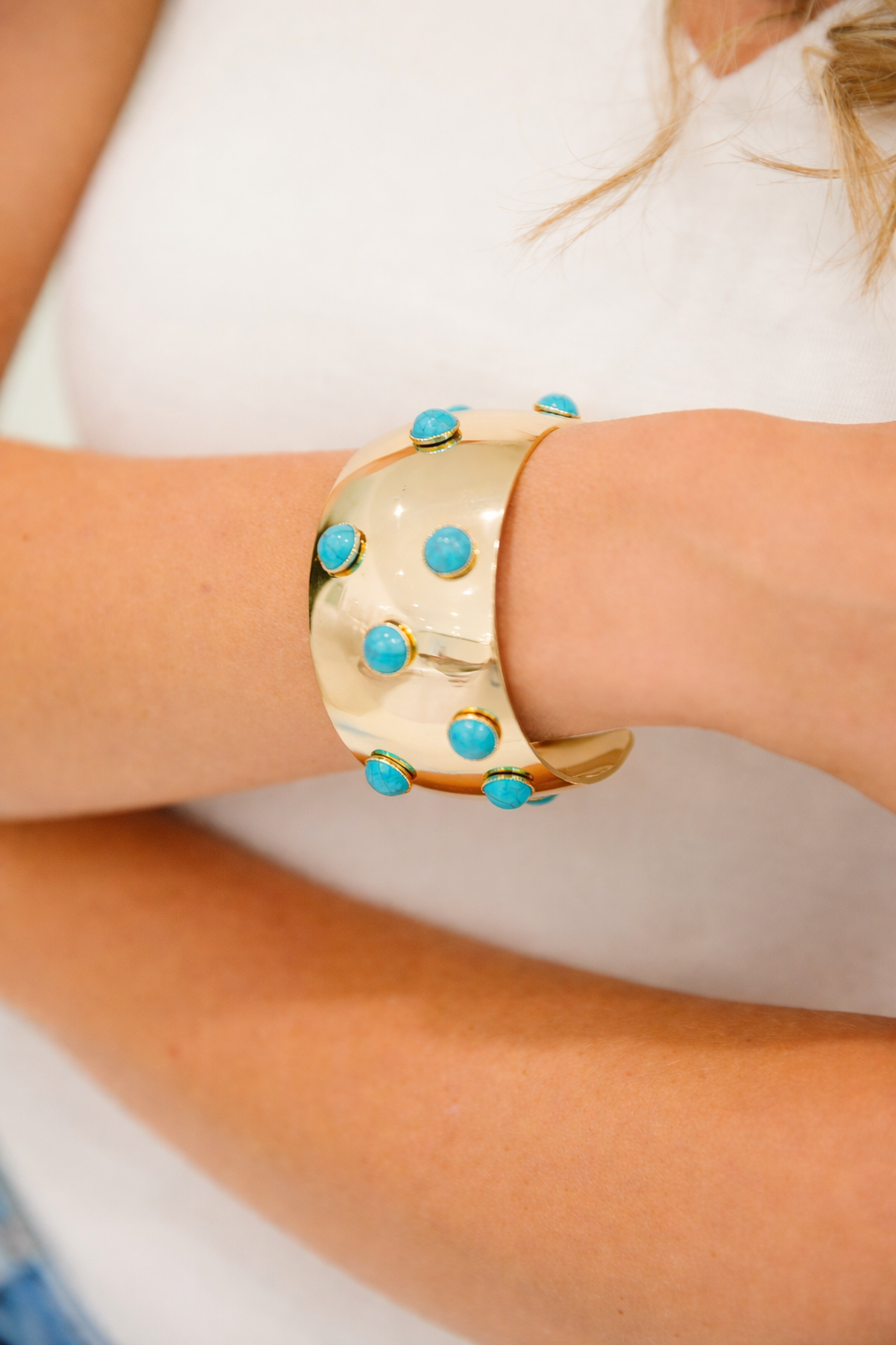 LAGUNA GOLD CUFF BRACELET BRACELET Judith March