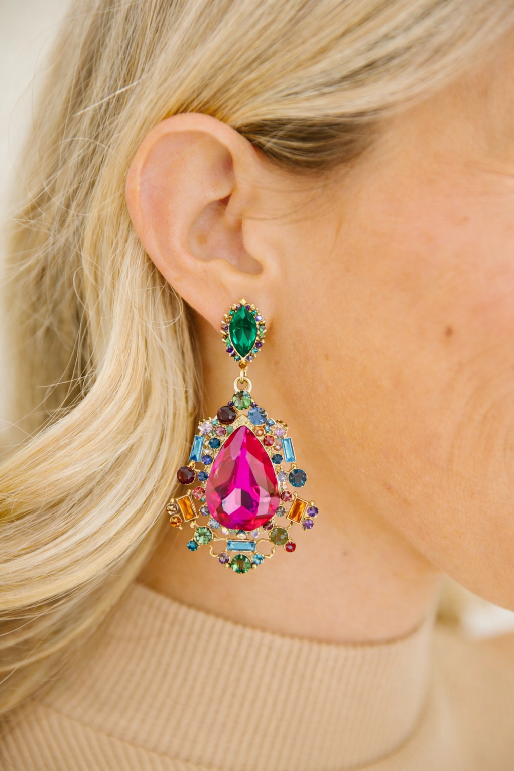 JEWEL GARDEN DROP EARRINGS earrings Judith March