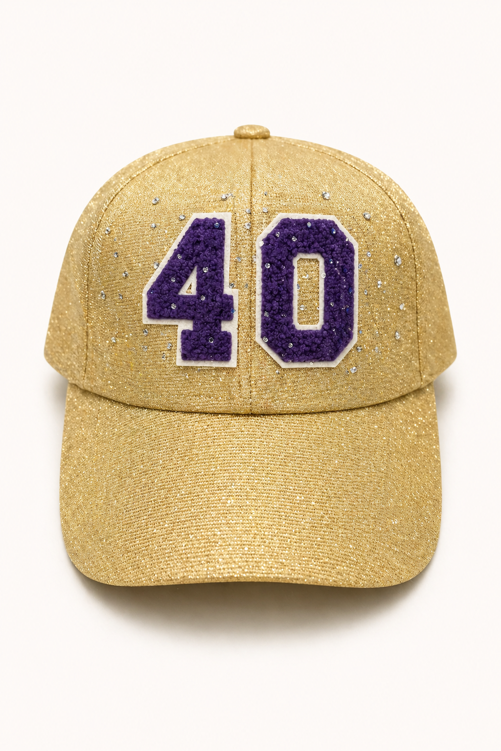 *PURPLE #40 GOLD HAT HAT Judith March