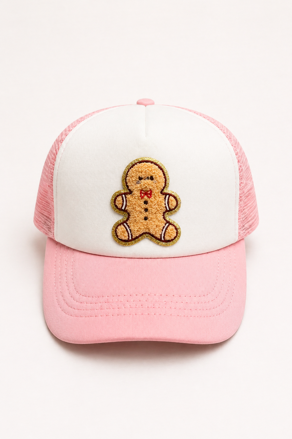 *MINI KIDS GINGERBREAD PINK TRUCKER HAT HAT Judith March
