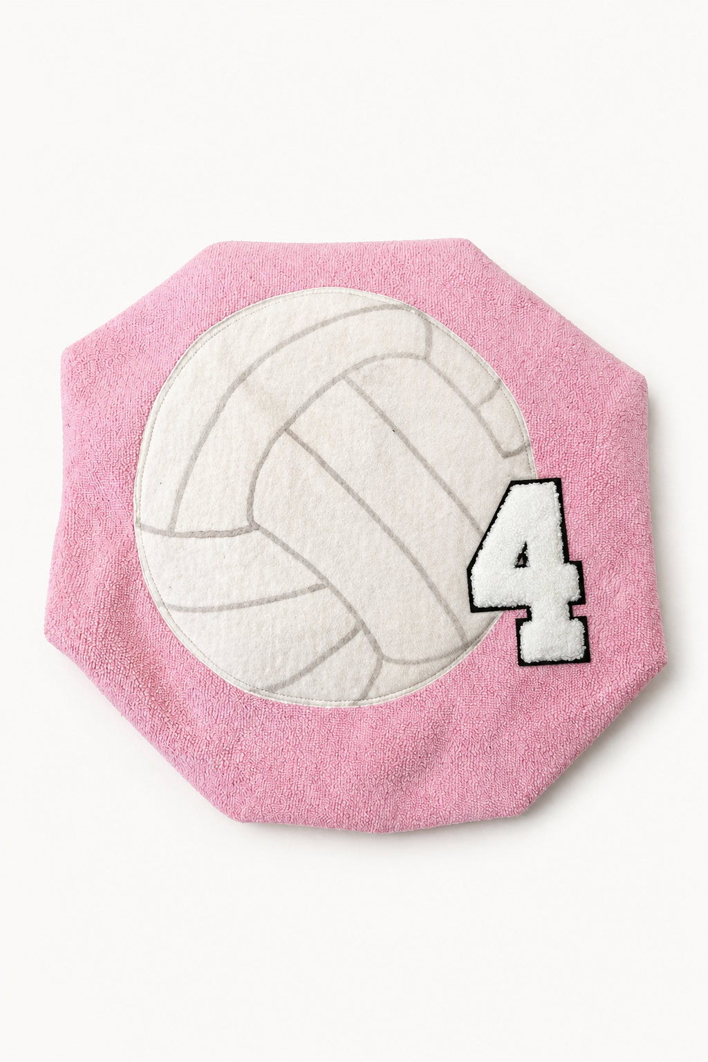 *VOLLEYBALL #4 LARGE PINK TERRY BAG HAT Judith March