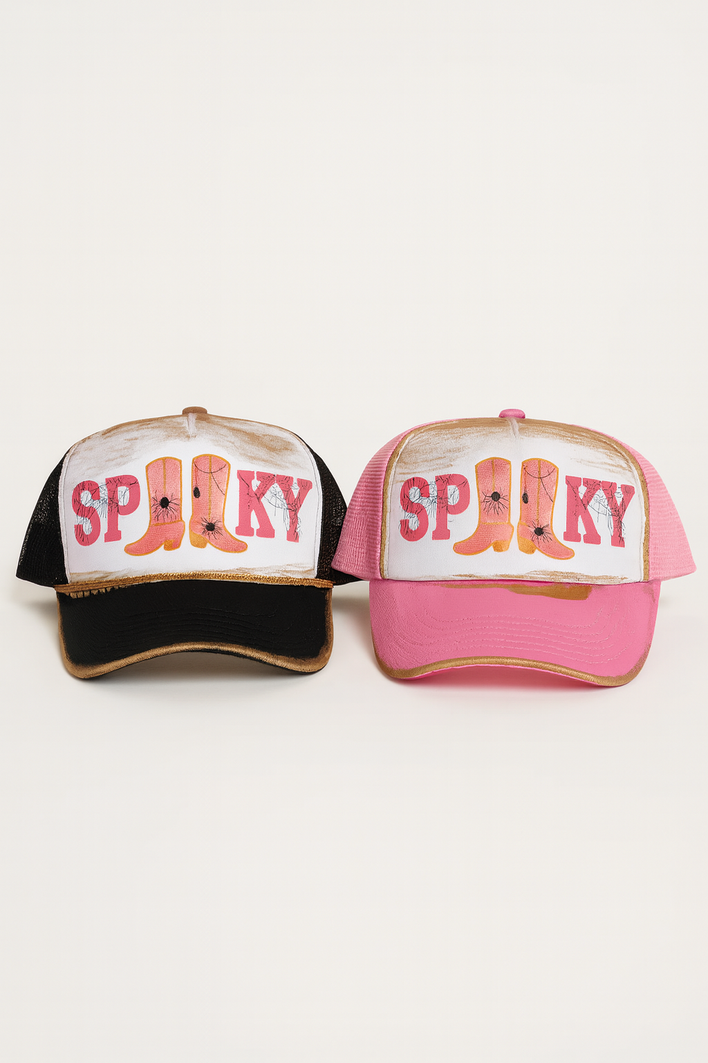SPOOKY TRUCKER HATS SWEATER Judith March